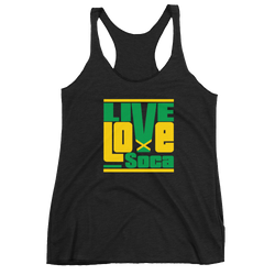 Jamaica Islands Edition Black Womens Tank Top - Live Love Soca Clothing & Accessories