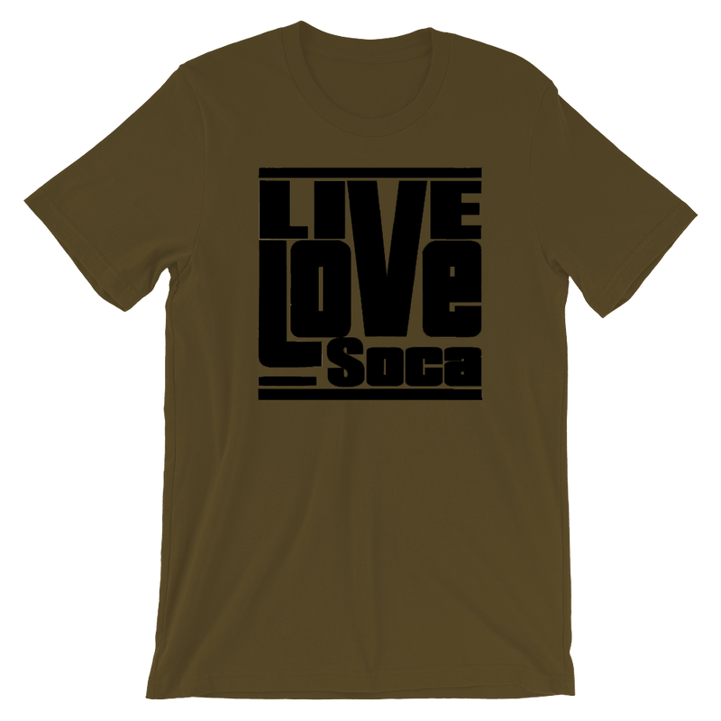 Black Khaki Army Mens T-Shirt  - Regular Fit - Live Love Soca Clothing & Accessories
