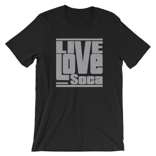 Black Edition Mens T-Shirt - Grey Print - Regular Fit - Live Love Soca Clothing & Accessories