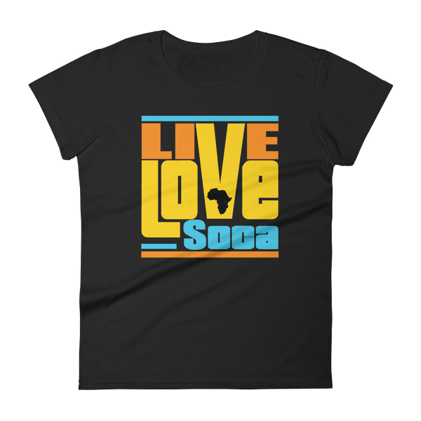 Kente Africa Edition Womens T-Shirt - Live Love Soca Clothing & Accessories