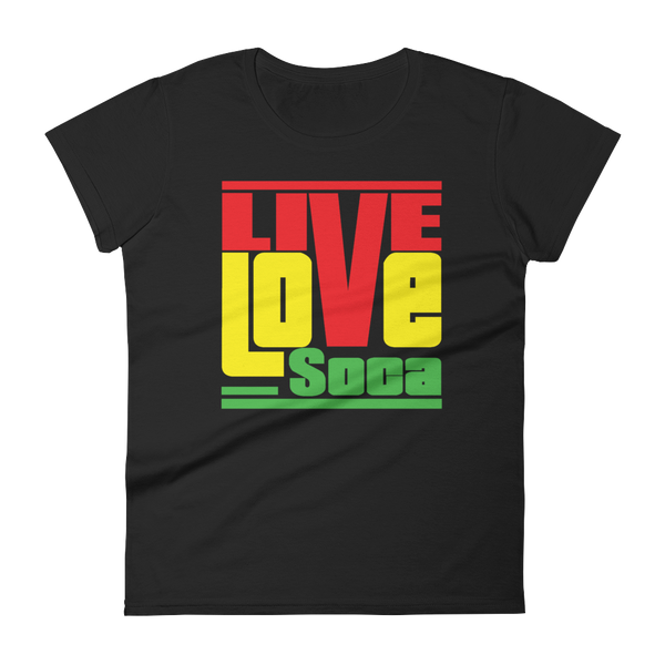 Rasta Womens T-Shirt - Live Love Soca Clothing & Accessories