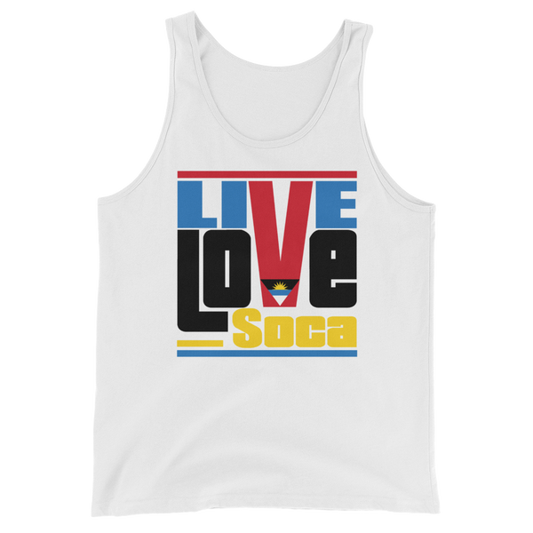 Antigua & Barbuda Islands Edition Mens Tank Top - Live Love Soca Clothing & Accessories