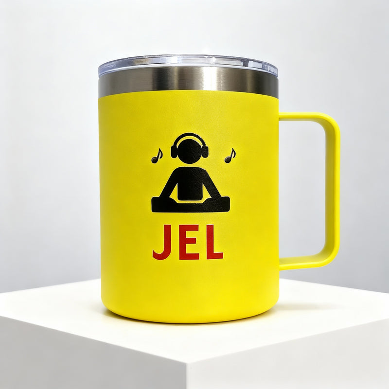 Insulated Stainless Steel Coffee Mug by DJ Jel