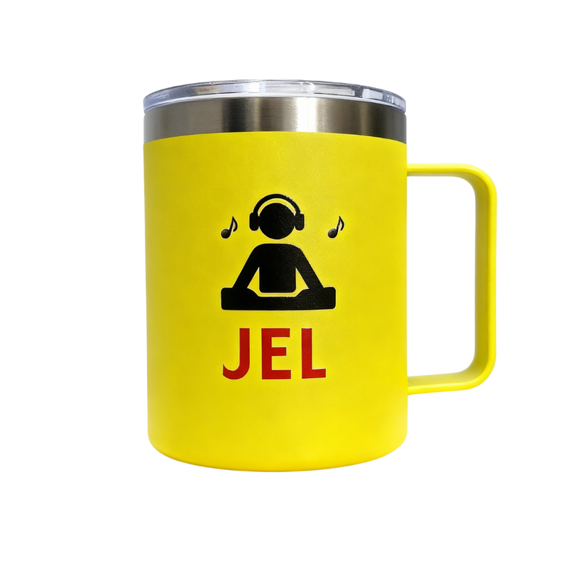 Insulated Stainless Steel Coffee Mug by DJ Jel