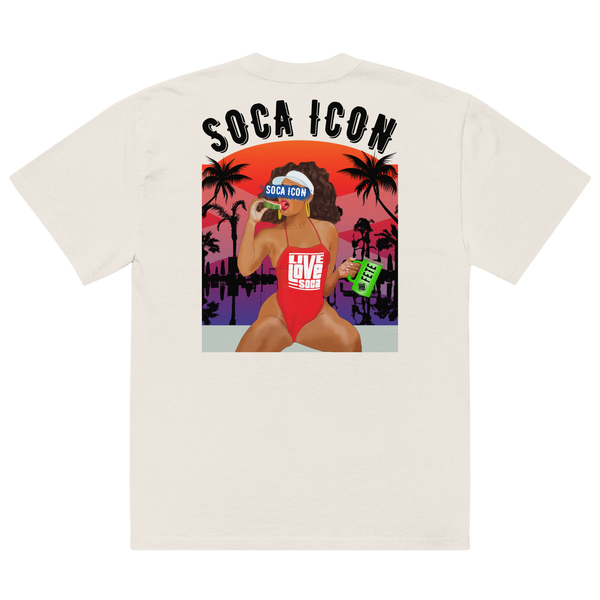 Soca Icon Oversized Faded T-shirt