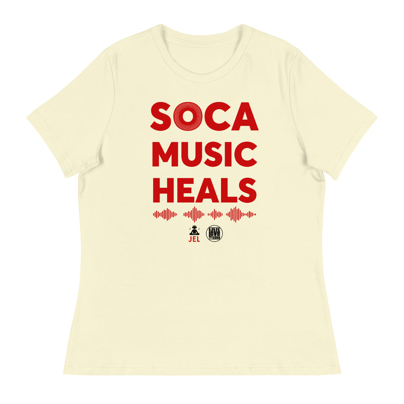 Soca Music Heals Womens T-Shirt By DJ Jel