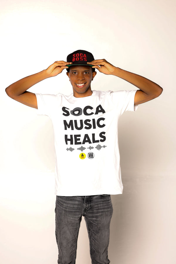 Soca Music Heals Mens T-Shirt by DJ Jel