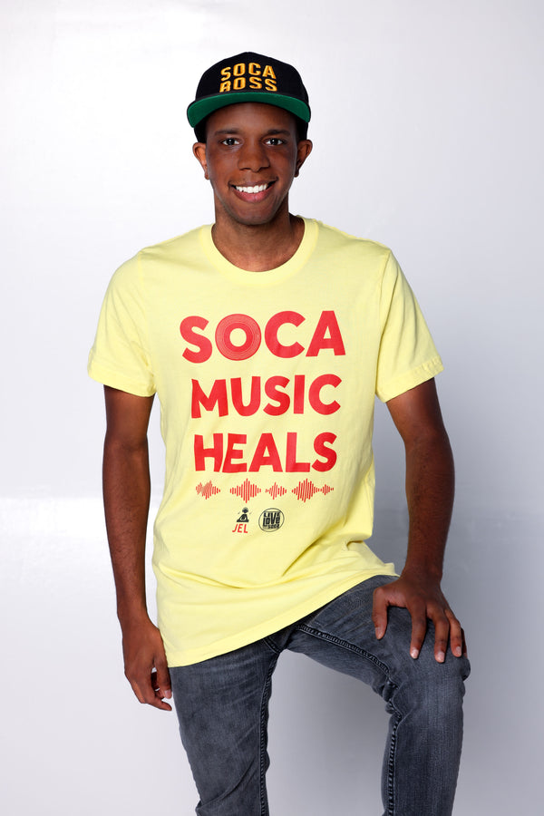 Soca Music Heals Mens T-Shirt by DJ Jel