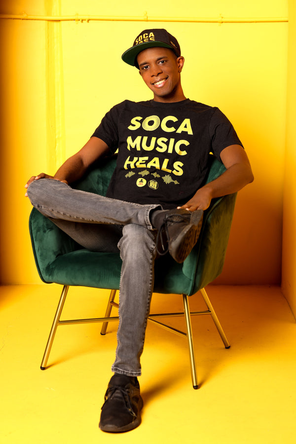 Soca Music Heals Mens T-Shirt by DJ Jel