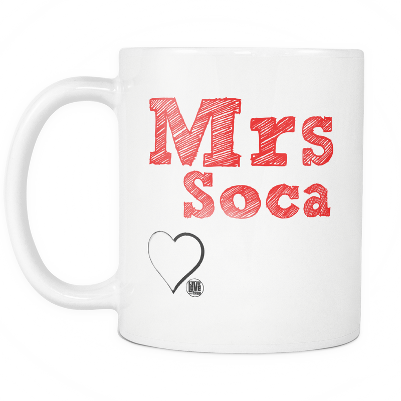 MR & MRS SOCA MUG - Live Love Soca Clothing & Accessories