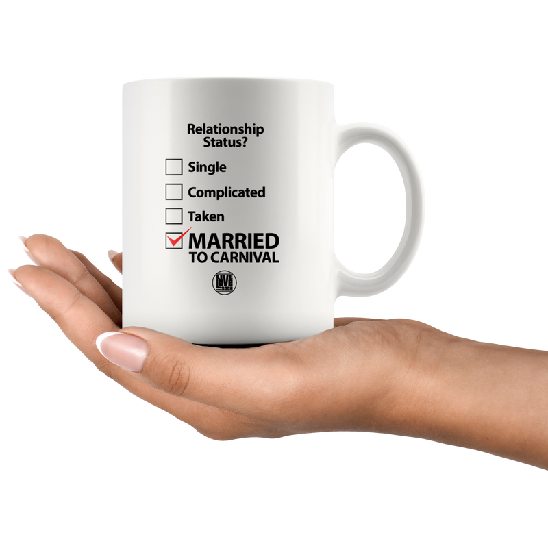 MARRIED TO CARNIVAL MUG (Designed By Live Love Soca) - Live Love Soca Clothing & Accessories