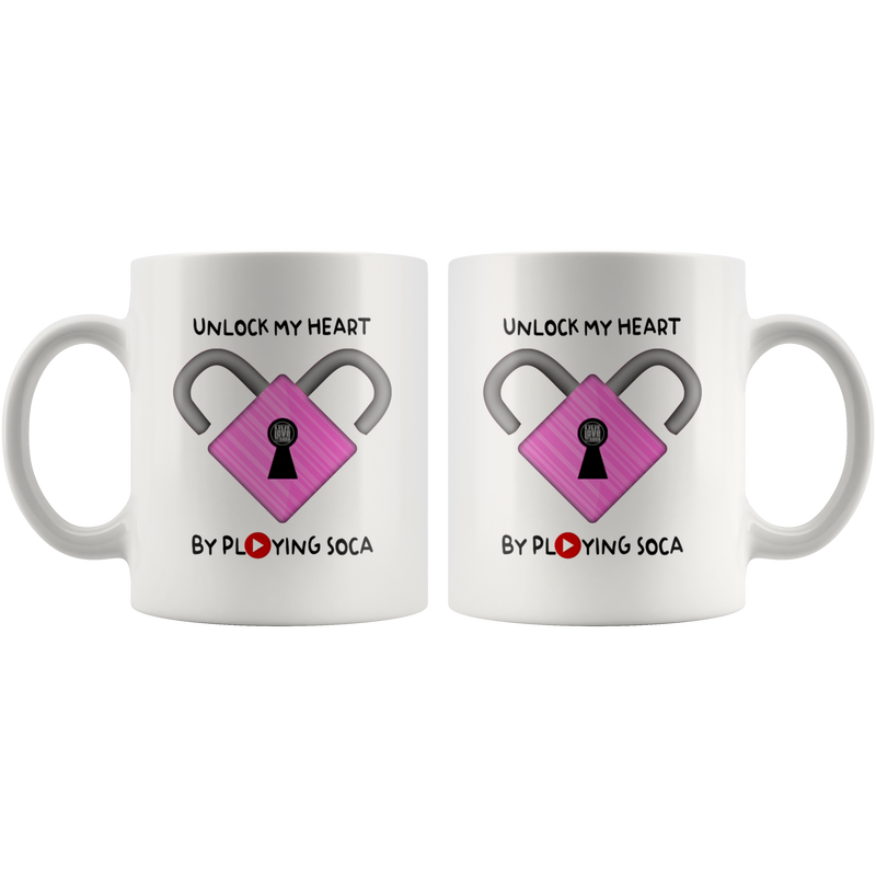 Unlock My Heart With Soca Mug ( Designed By Live Love Soca)