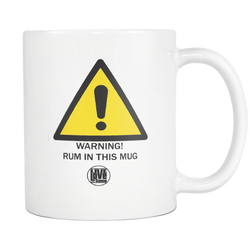 WARNING! RUM IN THIS MUG - Live Love Soca Clothing & Accessories