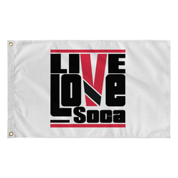 TRINIDAD & TOBAGO FLAG (WHITE) - Live Love Soca Clothing & Accessories