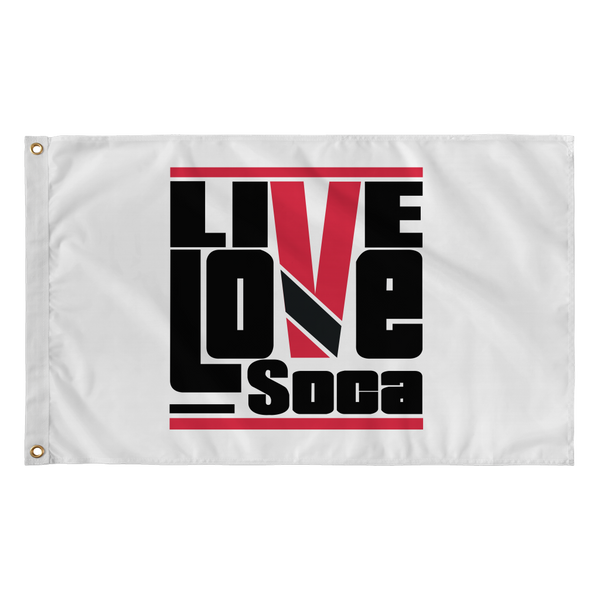 TRINIDAD & TOBAGO FLAG (WHITE) - Live Love Soca Clothing & Accessories