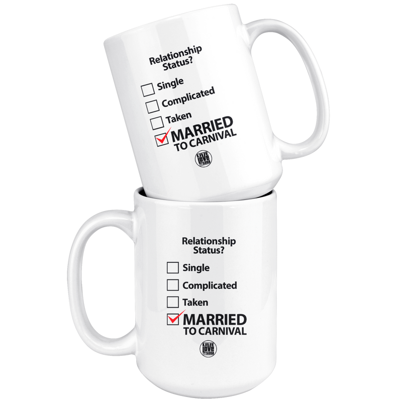 MARRIED TO CARNIVAL MUG (Designed By Live Love Soca) - Live Love Soca Clothing & Accessories