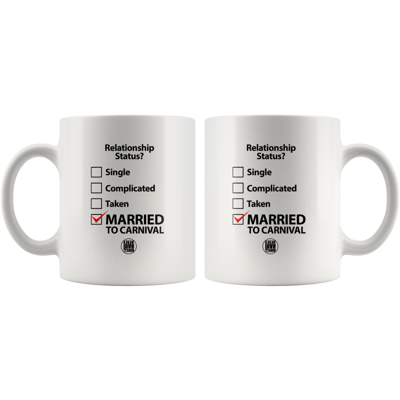 MARRIED TO CARNIVAL MUG (Designed By Live Love Soca) - Live Love Soca Clothing & Accessories