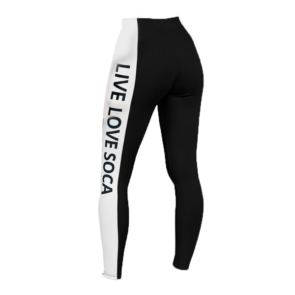 Energy Active Black-White Leggings