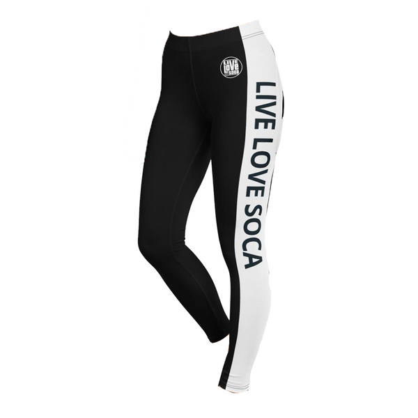 Energy Active Black-White Leggings