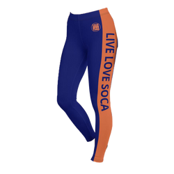 Energy Active Orange -Blue Leggings