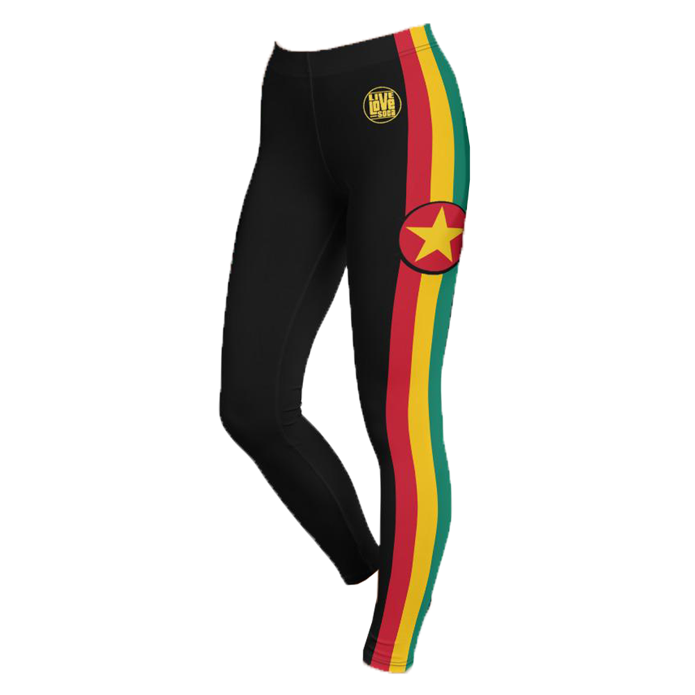 Women's Spandex Leggings with Colombia Flag – World Salsa