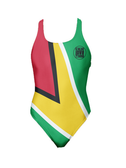 Guyana One-Piece Swimsuit - Live Love Soca Clothing & Accessories