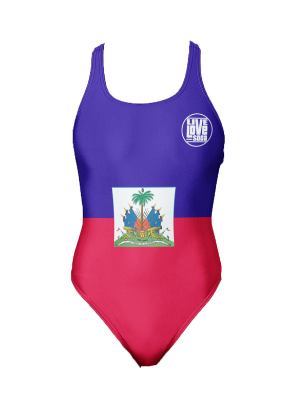 Haiti One-Piece Swimsuit - Live Love Soca Clothing & Accessories