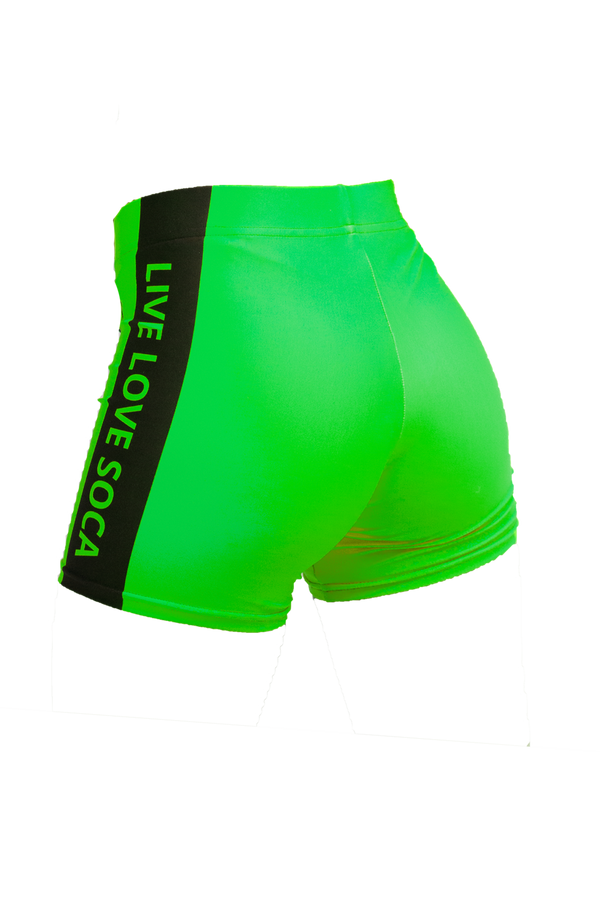 Neon Active Green Shorts