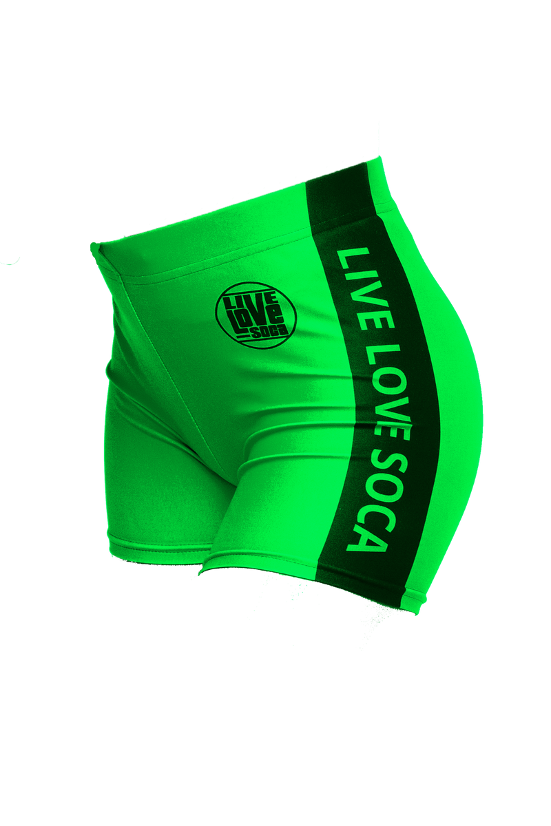 Neon Active Green Shorts