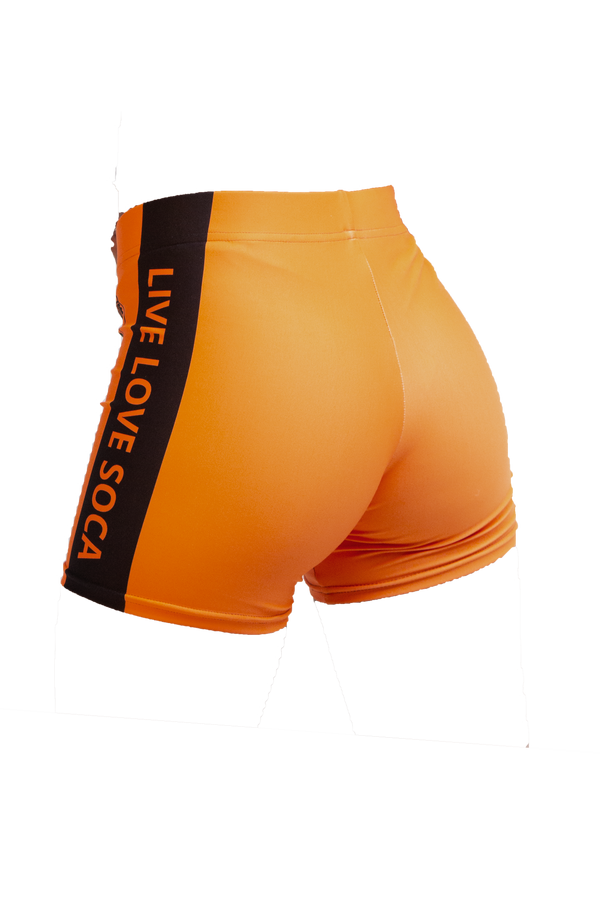 Neon Active Orange Shorts