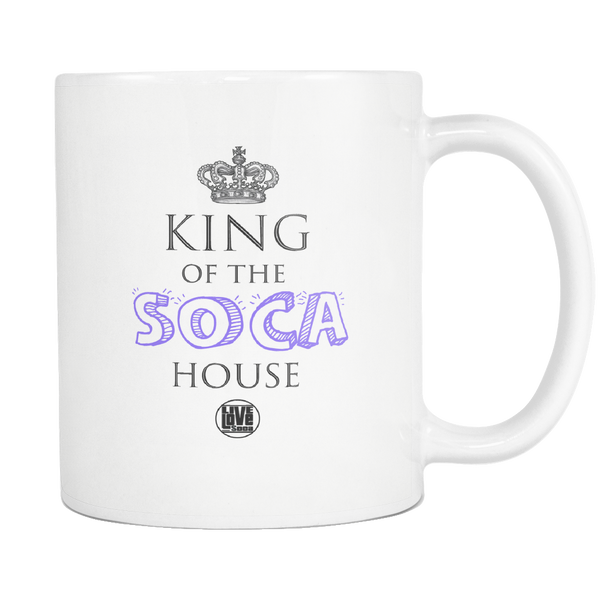 KING OF THE SOCA HOUSE MUG (Designed By Live Love Soca) - Live Love Soca Clothing & Accessories