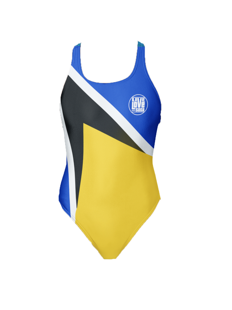 St. Lucia One-Piece Swimsuit - Live Love Soca Clothing & Accessories