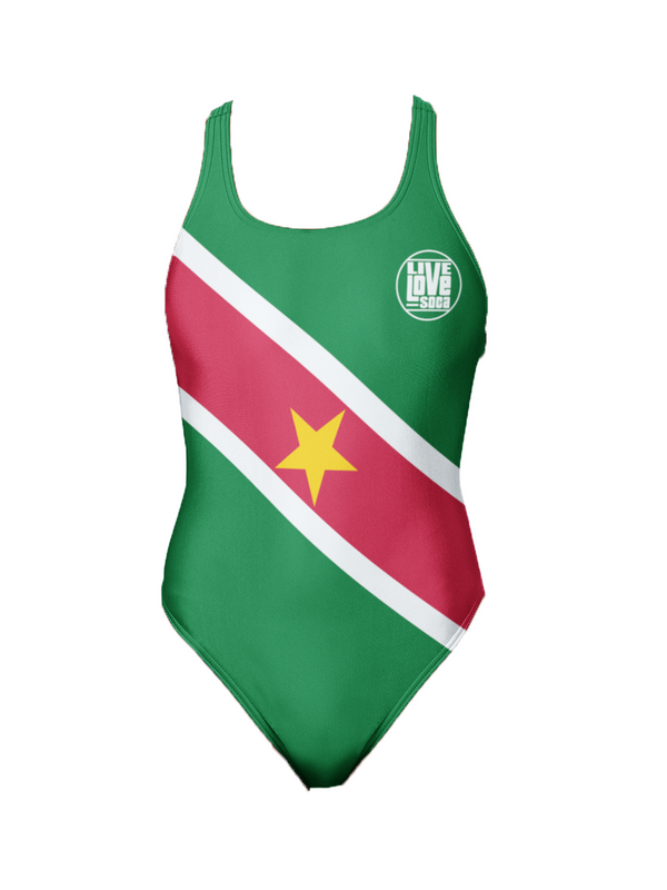 Suriname One-Piece Swimsuit - Live Love Soca Clothing & Accessories