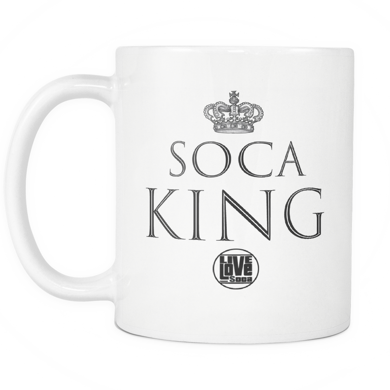 SOCA KING MUG (Designed By Live Love Soca) - Live Love Soca Clothing & Accessories