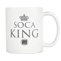 SOCA KING MUG (Designed By Live Love Soca) - Live Love Soca Clothing & Accessories
