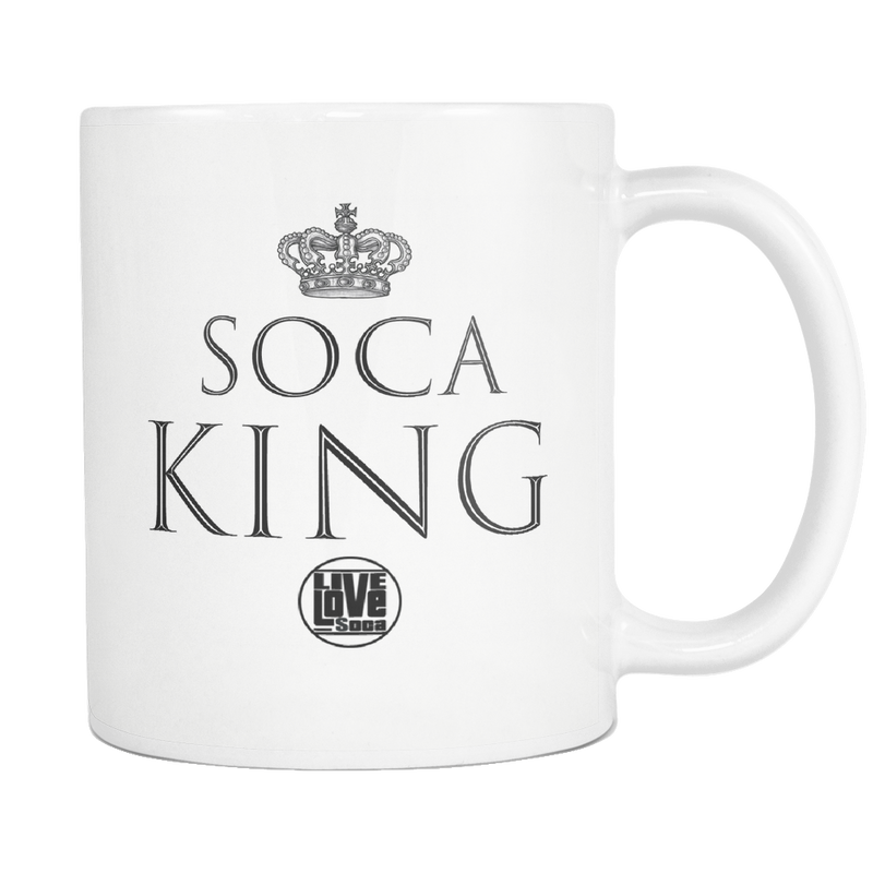 SOCA KING MUG (Designed By Live Love Soca) - Live Love Soca Clothing & Accessories