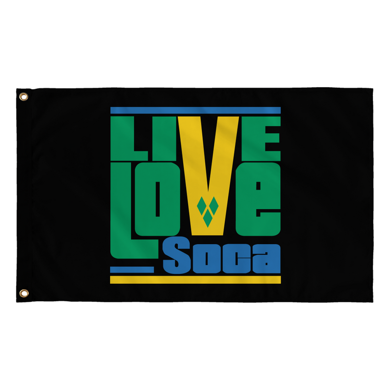 ST. VINCENT FLAG - Live Love Soca Clothing & Accessories