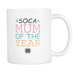SOCA MUM OF THE YEAR MUG (Designed By Live Love Soca) - Live Love Soca Clothing & Accessories