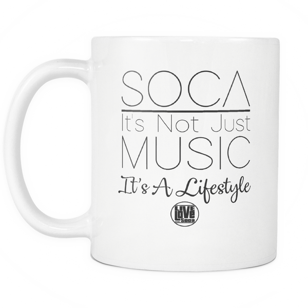 IT'S A LIFESTYLE MUG (Designed By Live Love Soca) - Live Love Soca Clothing & Accessories