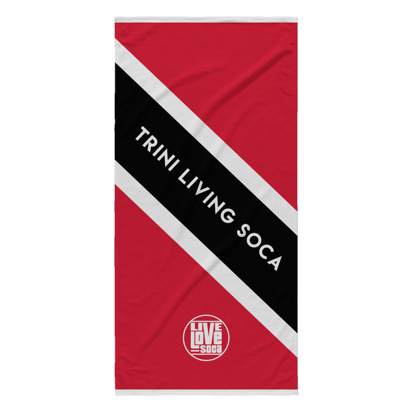 Trini Living Soca Beach Towel - Live Love Soca Clothing & Accessories