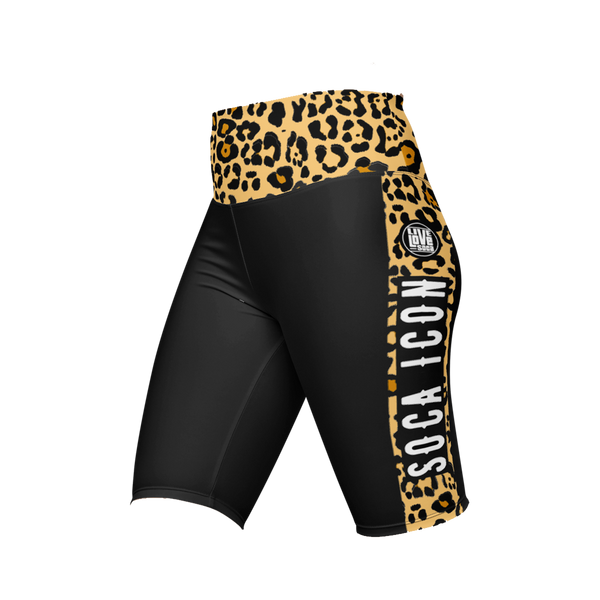 Endless Summer 22 - Soca Icon Leopard Classic Womens Long Shorts