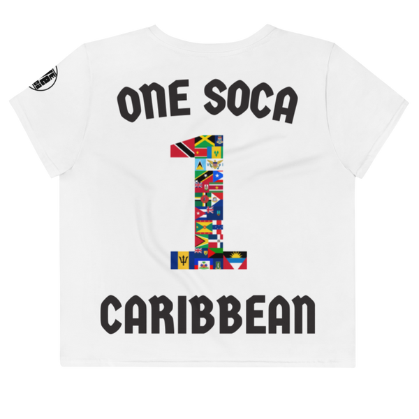 LLS Unity - One Soca. One Caribbean LSW - Womens Crop Tee