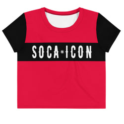 Endless Summer 21 Soca Icon Red Crop Tee