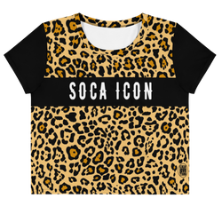 Endless Summer 22 - Soca Icon Leopard Classic Womens Crop Tee