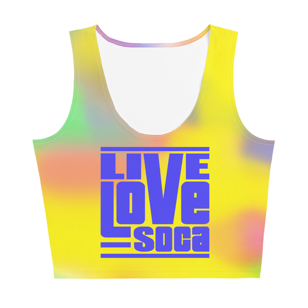 Endless Summer 21 J'ouv Tie Dye Yellow Passion Crop Tank Top