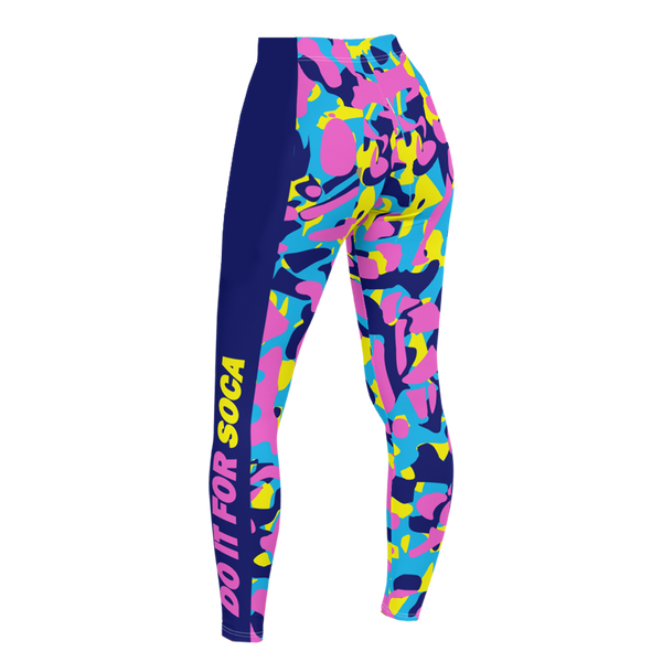 Endless Summer 21 Soca Camo Purple Passion Leggings