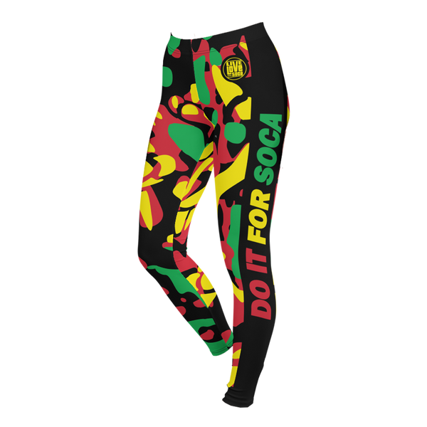 Endless Summer 21 Soca Camo Rasta Leggings