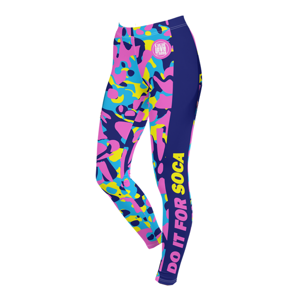 Endless Summer 21 Soca Camo Purple Passion Leggings