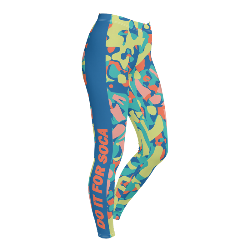 Endless Summer 21 Soca Camo Cotton Candy Leggings