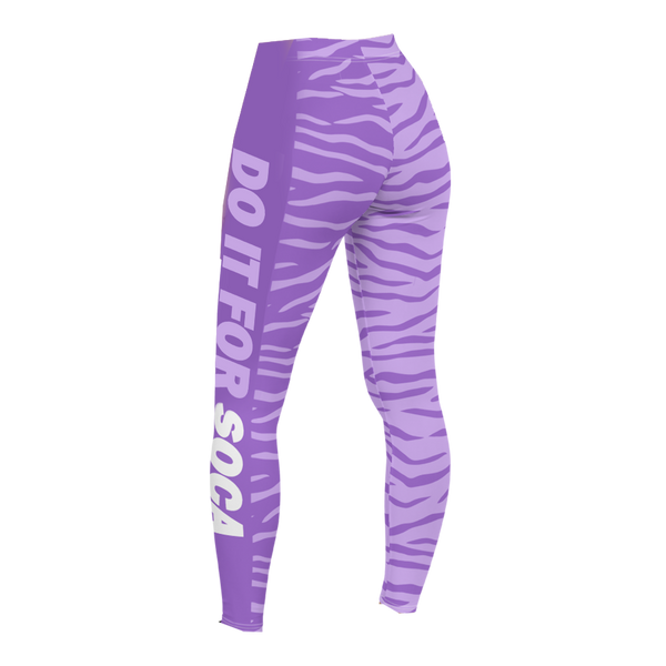 Endless Summer 22 -  DIFS Soca Tiger Purple Womens Leggings